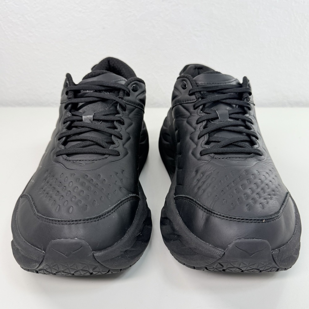 New HOKA BONDI SR Men's Size 11 Triple Black Slip Resistant Comfort Work Shoes - Picture 2 of 12